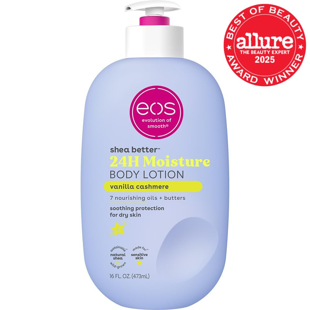 eos Shea Better Body Lotion Vanilla Cashmere, 24-Hour Moisture Skin Care, Lightweight & Non-Greasy,  Richmond - photo 2