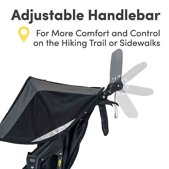 BOB Gear Revolution Flex 3.0 Jogging Stroller, Graphite Black Richmond