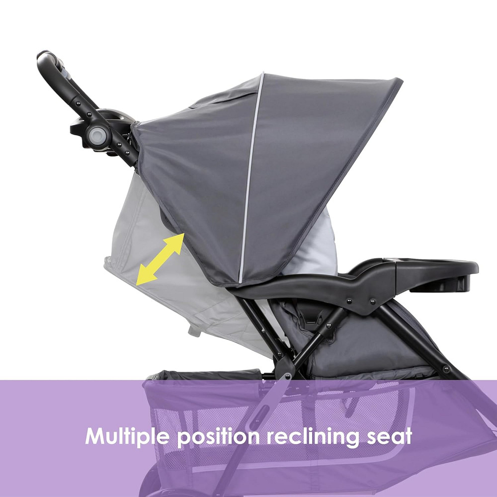 Baby Trend Stroller and EZ-Lift Infant Car Seat, EZ Ride Travel System, Dash Grey Richmond - photo 2