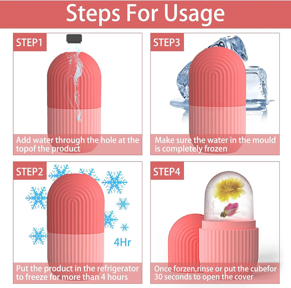 XHJRI Ice Cube Roller Massager for Face, Eyes and Neck Naturally Conditioning and Skin Care,De-Puff  Richmond - photo 6
