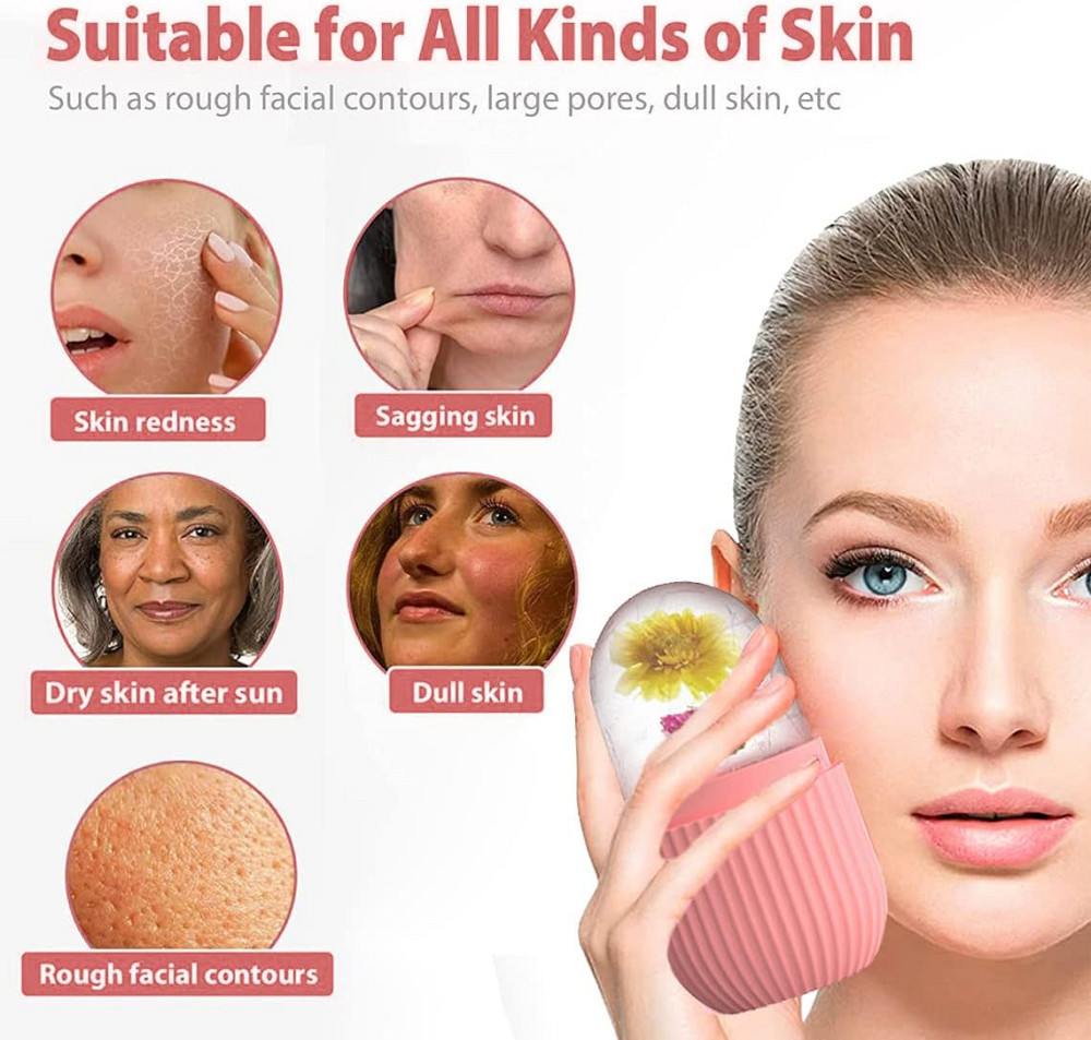 XHJRI Ice Cube Roller Massager for Face, Eyes and Neck Naturally Conditioning and Skin Care,De-Puff  Richmond - photo 3