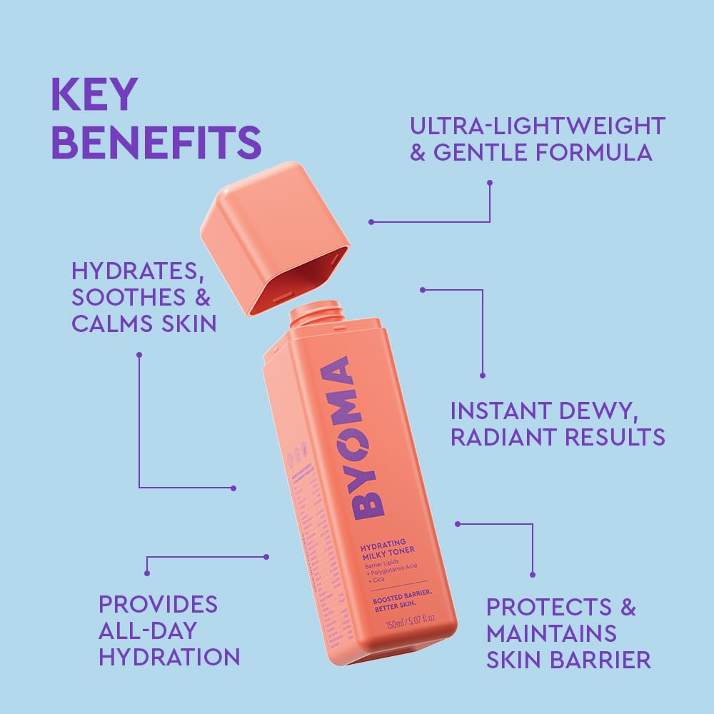BYOMA Hydrating Milky Toner - Dewy, Ultra Hydrating Toner for Face - Soothes Skin, Locks in Moisture Richmond - photo 3