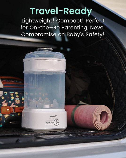 GROWNSY Bottle Sterilizer and Dryer, Compact Electric Steam Baby Bottle Sterilizer (Esterilizador de Richmond - photo 7