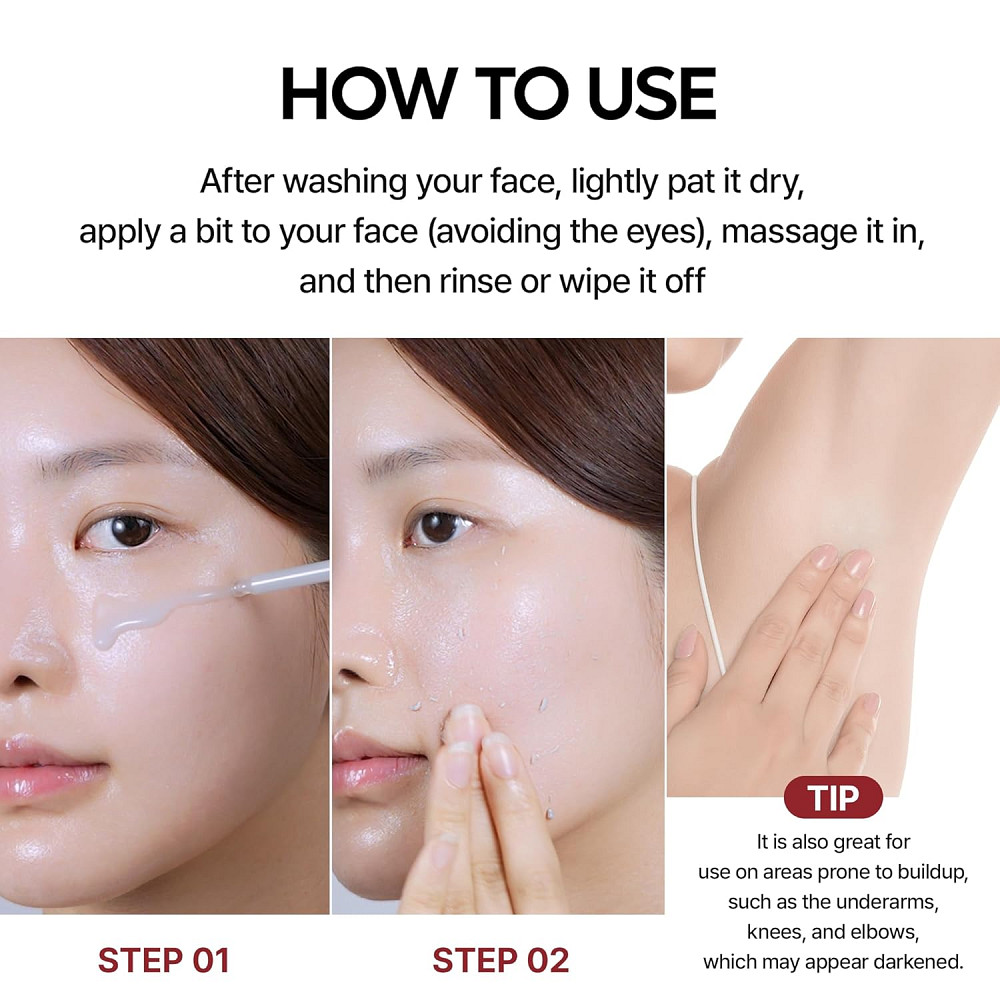 Dr.Melaxin Peel Shot Glow Black Rice Peeling Ampoule 80ml, Dead Skin Remover Gentle Exfoliating with Richmond - photo 7