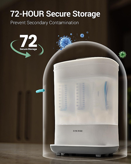 HAUTURE Bottle Sterilizer and Dryer, 6-in-1 Baby Bottle Sterilizer (Esterilizador de Biberones), 10  Richmond - photo 6