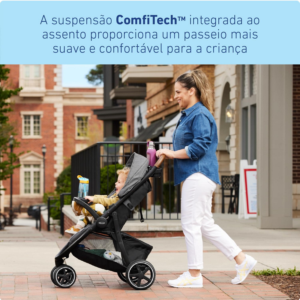 Graco Outpace LX All-Terrain 3-Wheel Baby Stroller, Cohen €” Compatible for Travel System, Easy One- Richmond - photo 4