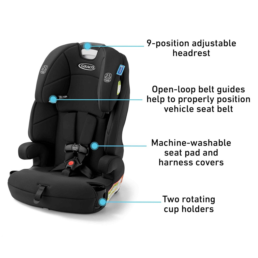 Graco® Tranzitions 3-in-1 Harness Booster Car Seat, Forward Facing Car Seat, Highback, to Backless B Richmond - photo 5