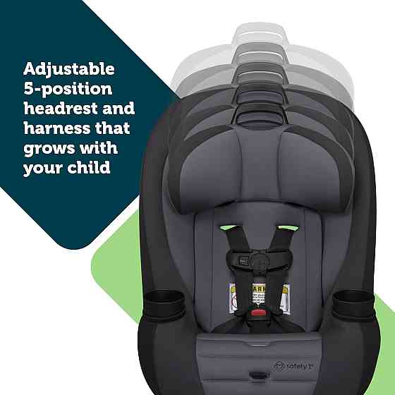 Safety 1st Ellaris 3-in-1 Convertible Car Seat, Slim Fit Design, Rear & Forward-Facing, 5-Position H Richmond