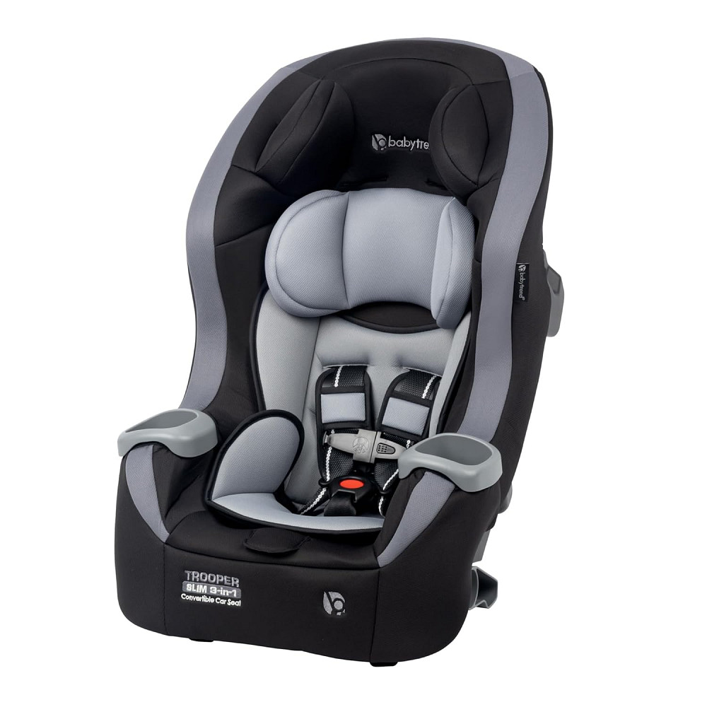 Baby Trend Trooper™ Slim 3-in-1 Convertible Car Seat, Dash Black – Slim Fit, 3-in-1 Growth Modes, Li Richmond - photo 1