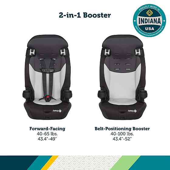 Safety 1st Grand 2-in-1 Booster Car Seat, Converts from High Back to Belt-Positioning Booster, High  Richmond