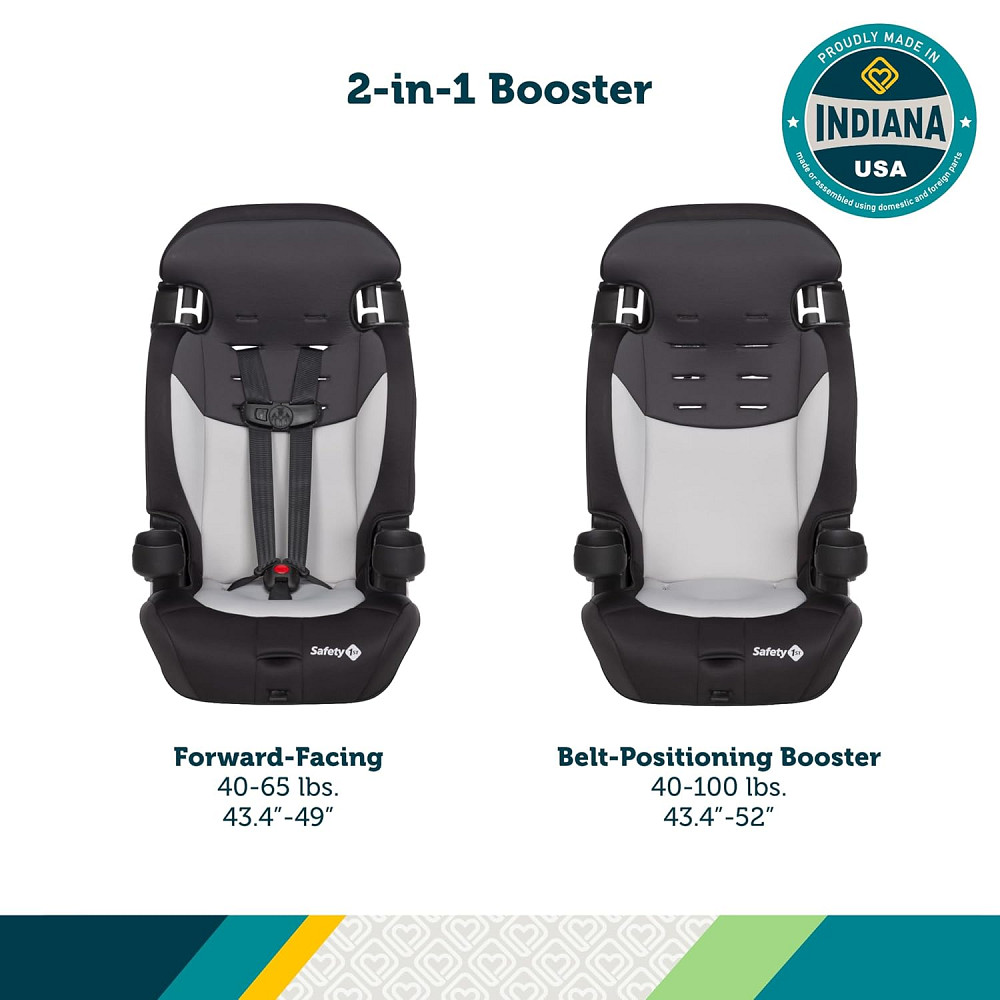 Safety 1st Grand 2-in-1 Booster Car Seat, Converts from High Back to Belt-Positioning Booster, High  Richmond - photo 3