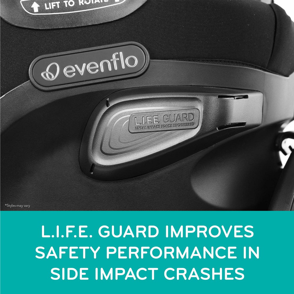 Evenflo Revolve360 Extend Convertible Car Seat with 360 Degree Rotation, Extended Rear-Facing, Forwa Richmond - photo 4
