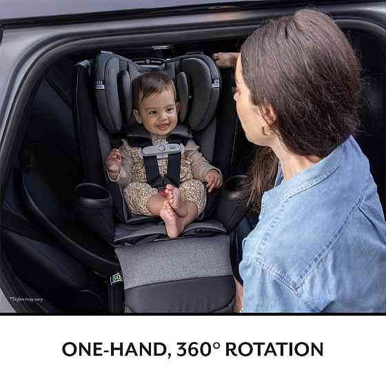 Evenflo Gold Revolve360 Extend All-in-One Rotational Car Seat with SensorSafe (Onyx Black) Richmond