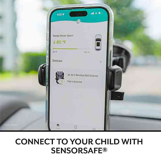 Evenflo Gold Revolve360 Extend All-in-One Rotational Car Seat with SensorSafe (Onyx Black) Richmond