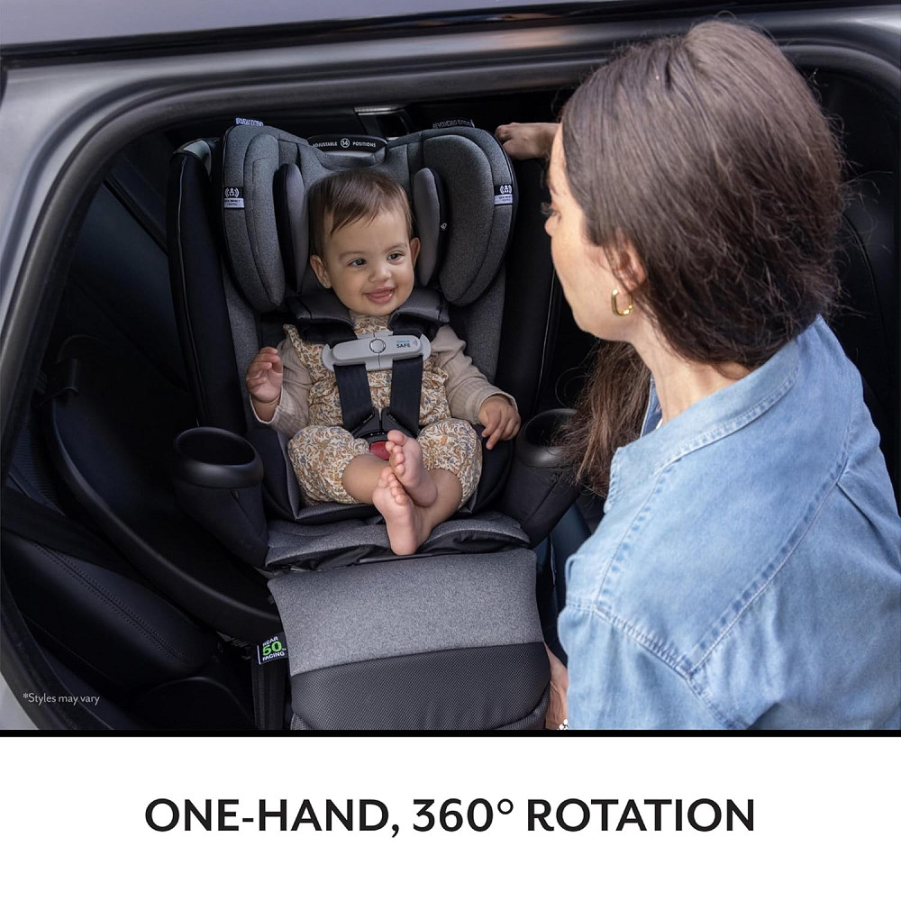 Evenflo Gold Revolve360 Extend All-in-One Rotational Car Seat with SensorSafe (Onyx Black) Richmond - photo 2