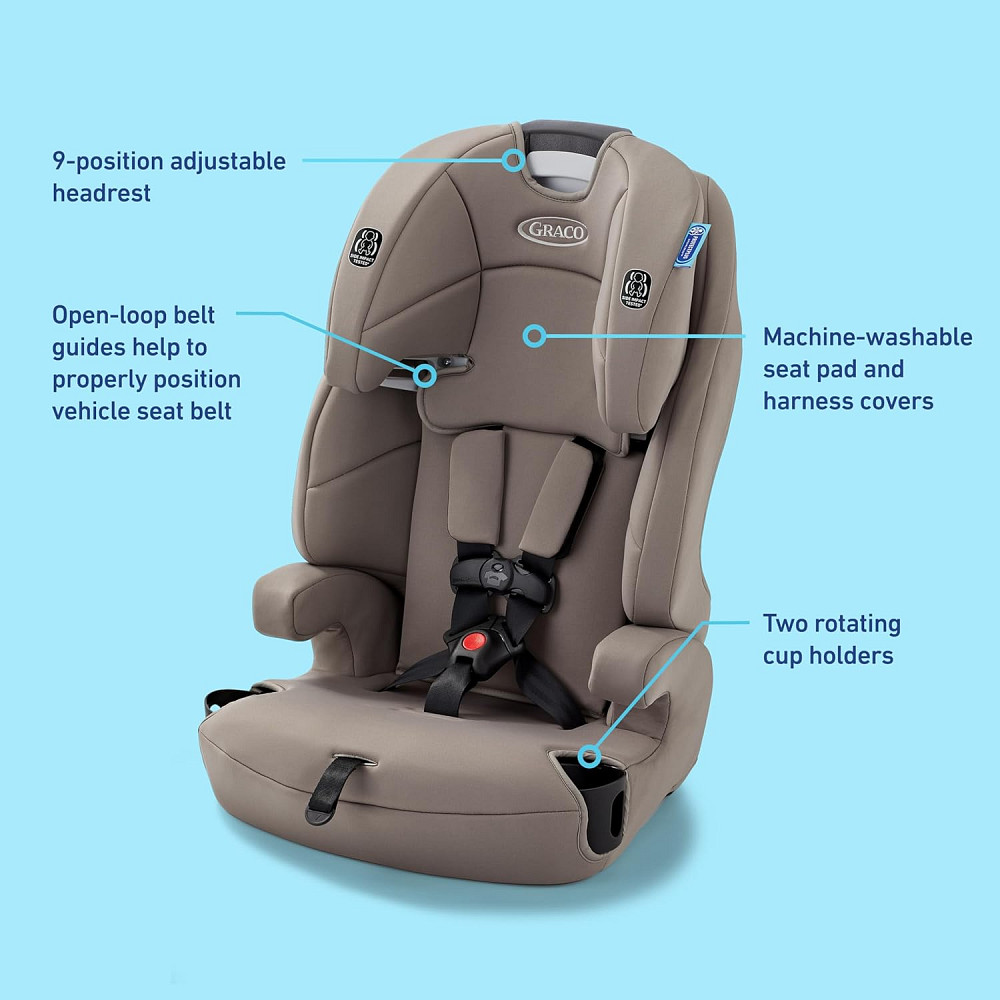 Graco® Tranzitions 3-in-1 Harness Booster Car Seat, Forward Facing Car Seat, Highback, to Backless B Richmond - photo 5