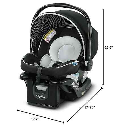 Graco® SnugRide Lite LX Infant Car Seat, Lightweight Rear-Facing Seat for Babies 4–30 lb, 4-Position Richmond