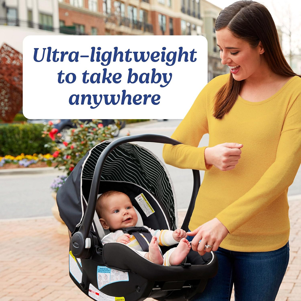 Graco® SnugRide Lite LX Infant Car Seat, Lightweight Rear-Facing Seat for Babies 4–30 lb, 4-Position Richmond - photo 4