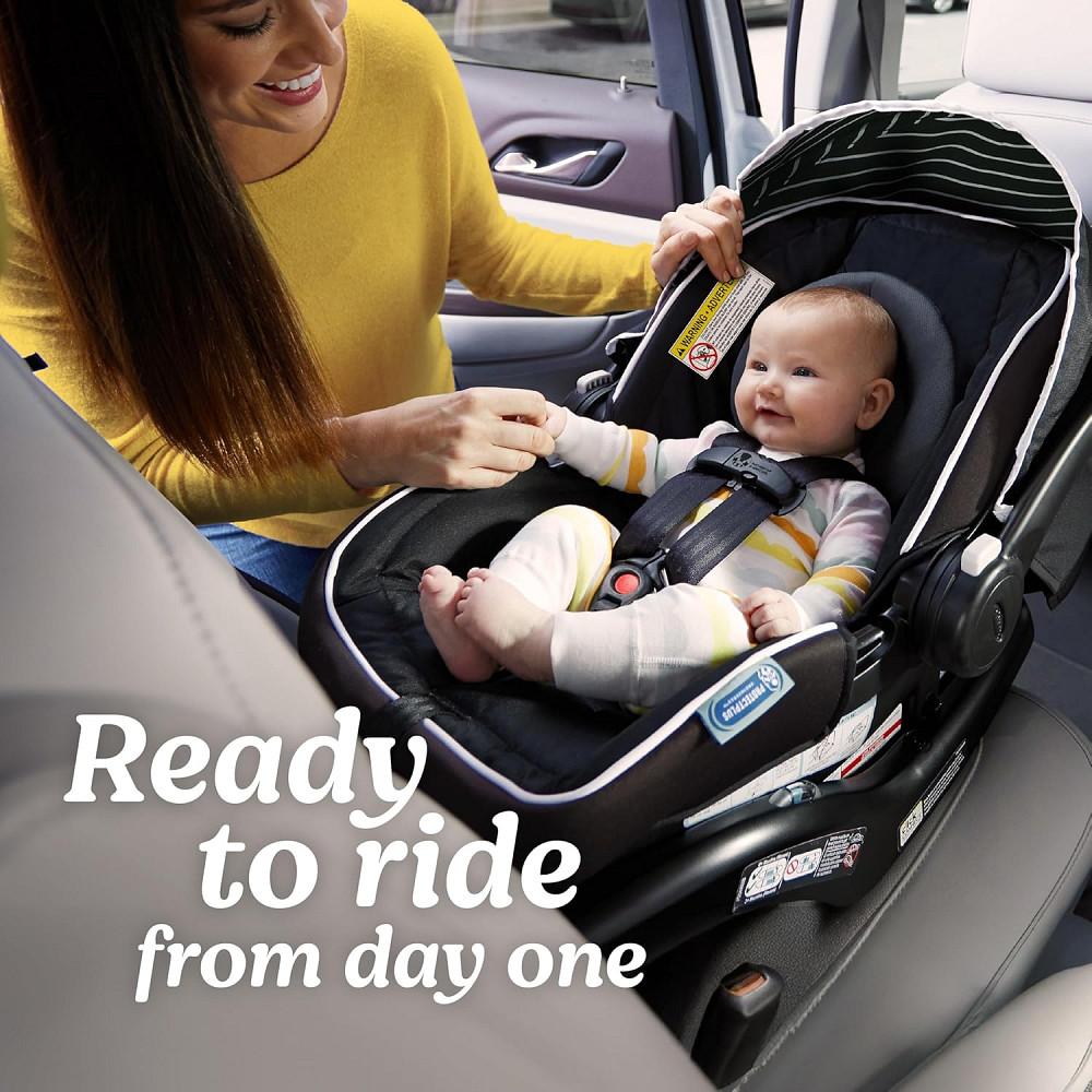 Graco® SnugRide Lite LX Infant Car Seat, Lightweight Rear-Facing Seat for Babies 4–30 lb, 4-Position Richmond - photo 3