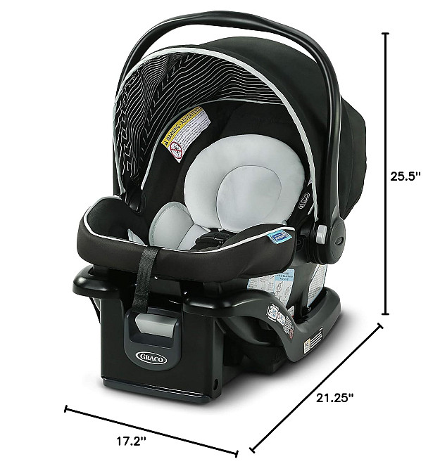 Graco® SnugRide Lite LX Infant Car Seat, Lightweight Rear-Facing Seat for Babies 4–30 lb, 4-Position Richmond - photo 2