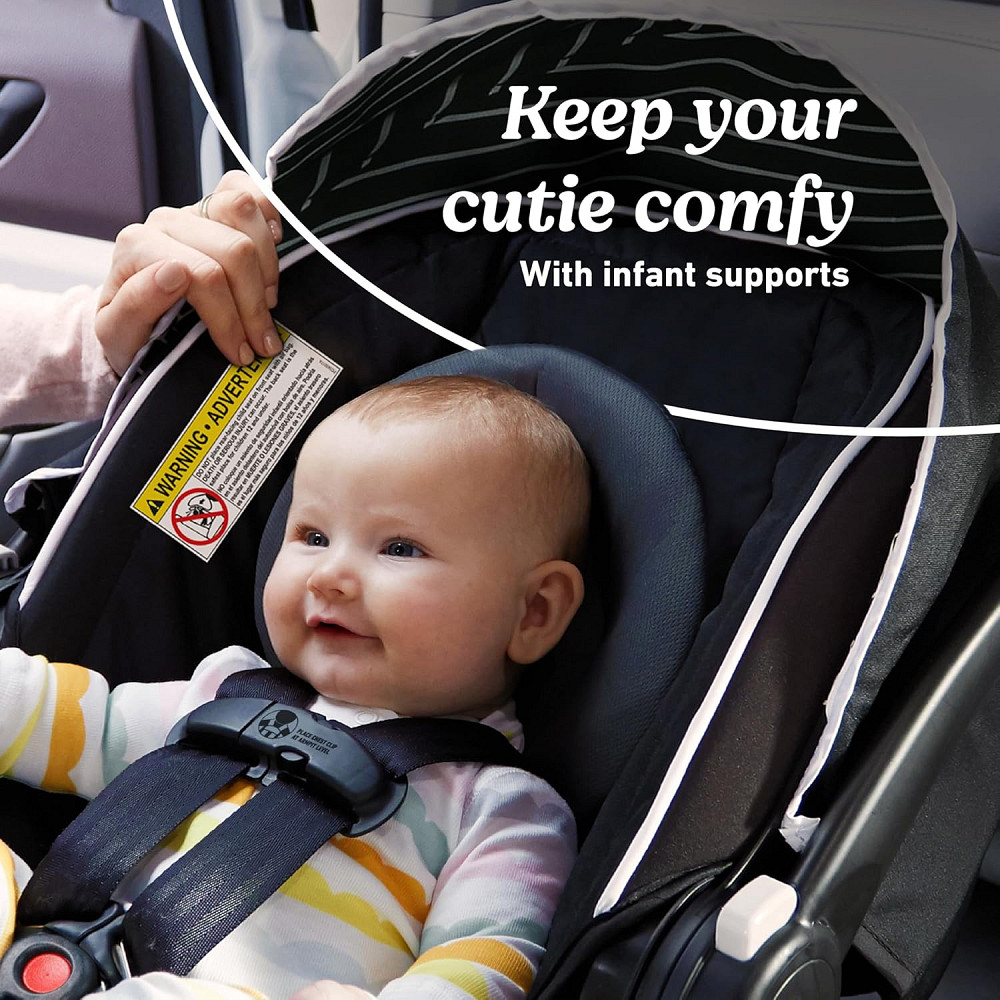 Graco® SnugRide Lite LX Infant Car Seat, Lightweight Rear-Facing Seat for Babies 4–30 lb, 4-Position Richmond - photo 6
