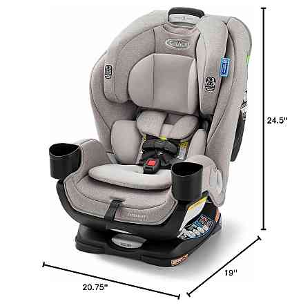 Graco Extend2Fit 3-in-1 Convertible Car Seat, 3 Modes – Rear Facing, Forward Facing Baby Car Seat an Richmond