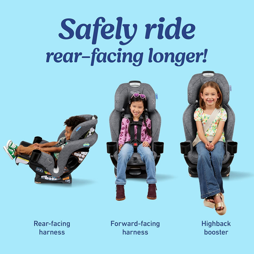 Graco Extend2Fit 3-in-1 Convertible Car Seat, 3 Modes – Rear Facing, Forward Facing Baby Car Seat an Richmond - photo 3