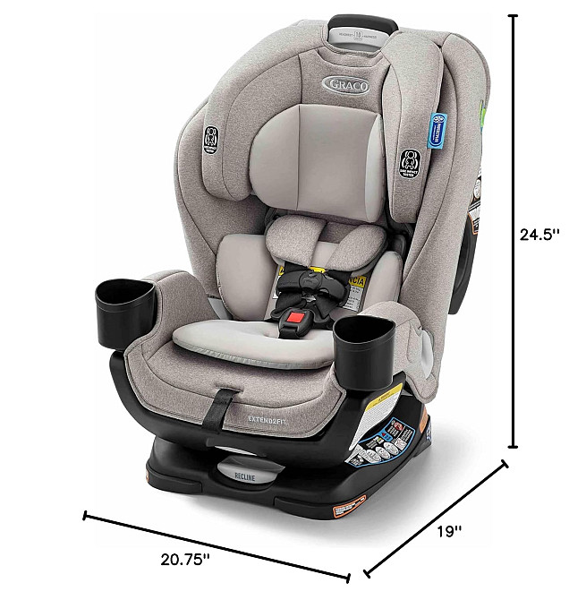 Graco Extend2Fit 3-in-1 Convertible Car Seat, 3 Modes – Rear Facing, Forward Facing Baby Car Seat an Richmond - photo 2