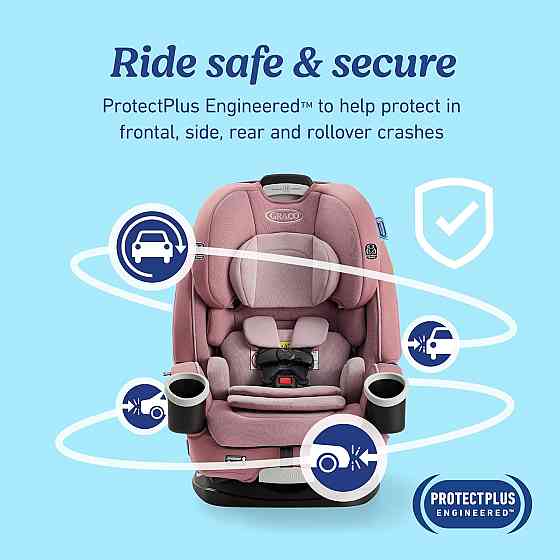 Graco® 4Ever DLX 4 in 1 Car Seat | Infant to Toddler Car Seat, Maven, Adaptable for 10 Years of Use, Richmond