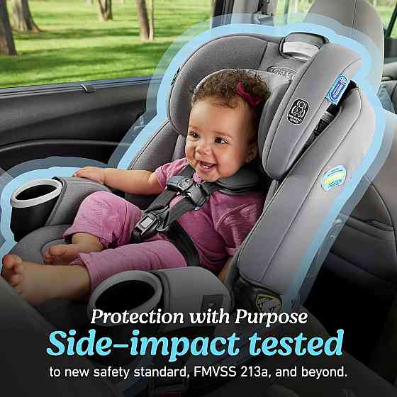 Graco® 4Ever DLX 4 in 1 Car Seat | Infant to Toddler Car Seat, Maven, Adaptable for 10 Years of Use, Richmond