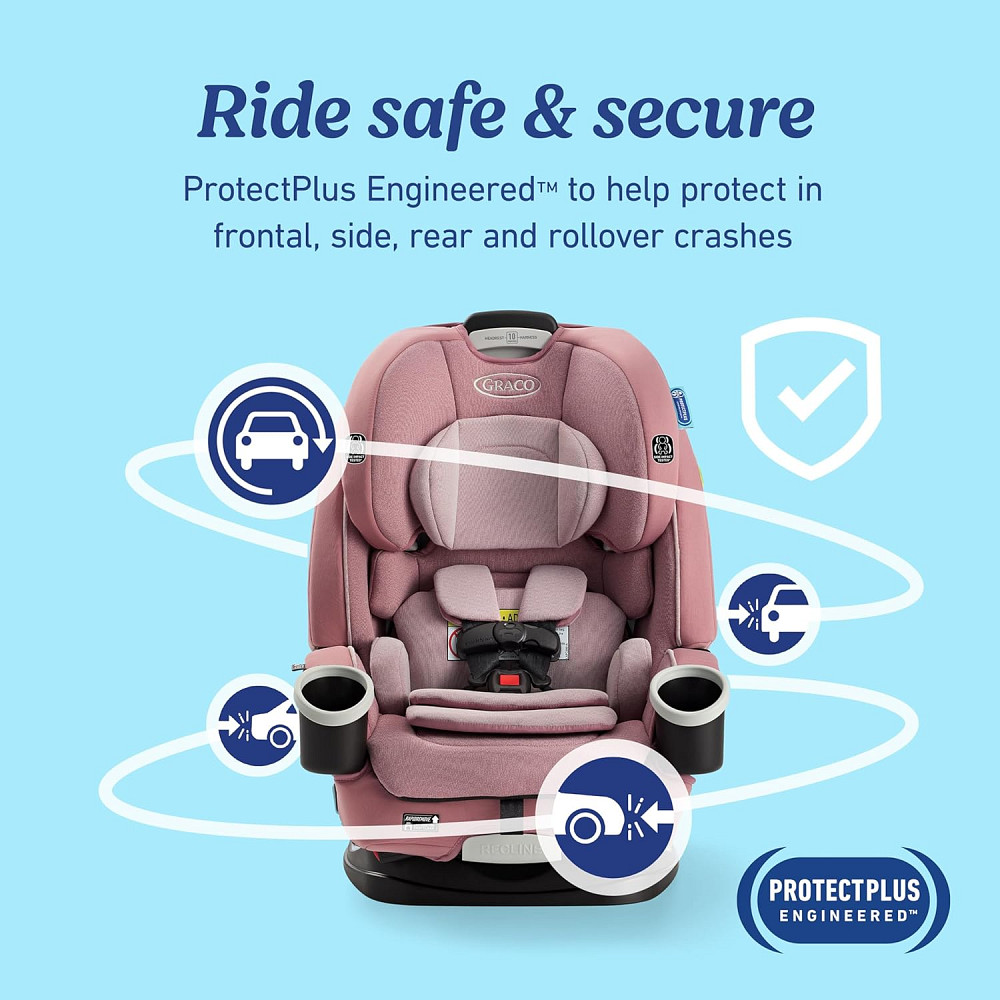 Graco® 4Ever DLX 4 in 1 Car Seat | Infant to Toddler Car Seat, Maven, Adaptable for 10 Years of Use, Richmond - photo 6