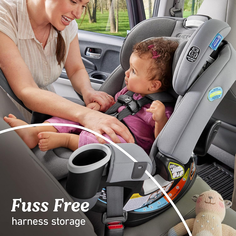 Graco® 4Ever DLX 4 in 1 Car Seat | Infant to Toddler Car Seat, Maven, Adaptable for 10 Years of Use, Richmond - photo 8