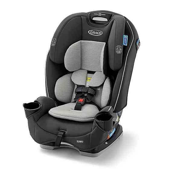 Graco Slimfit 3-in-1 Convertible Car Seat, Slim Car Seat with Space-Saving Design, Highback Booster  Richmond
