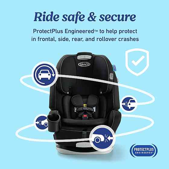 Graco Grows4Me 4-in-1 Convertible Car Seat, 10 Years of Use - Infant Car Seat to Toddler, 4 Stages o Richmond
