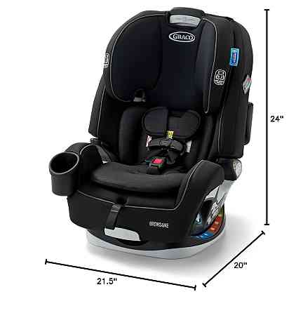 Graco Grows4Me 4-in-1 Convertible Car Seat, 10 Years of Use - Infant Car Seat to Toddler, 4 Stages o Richmond