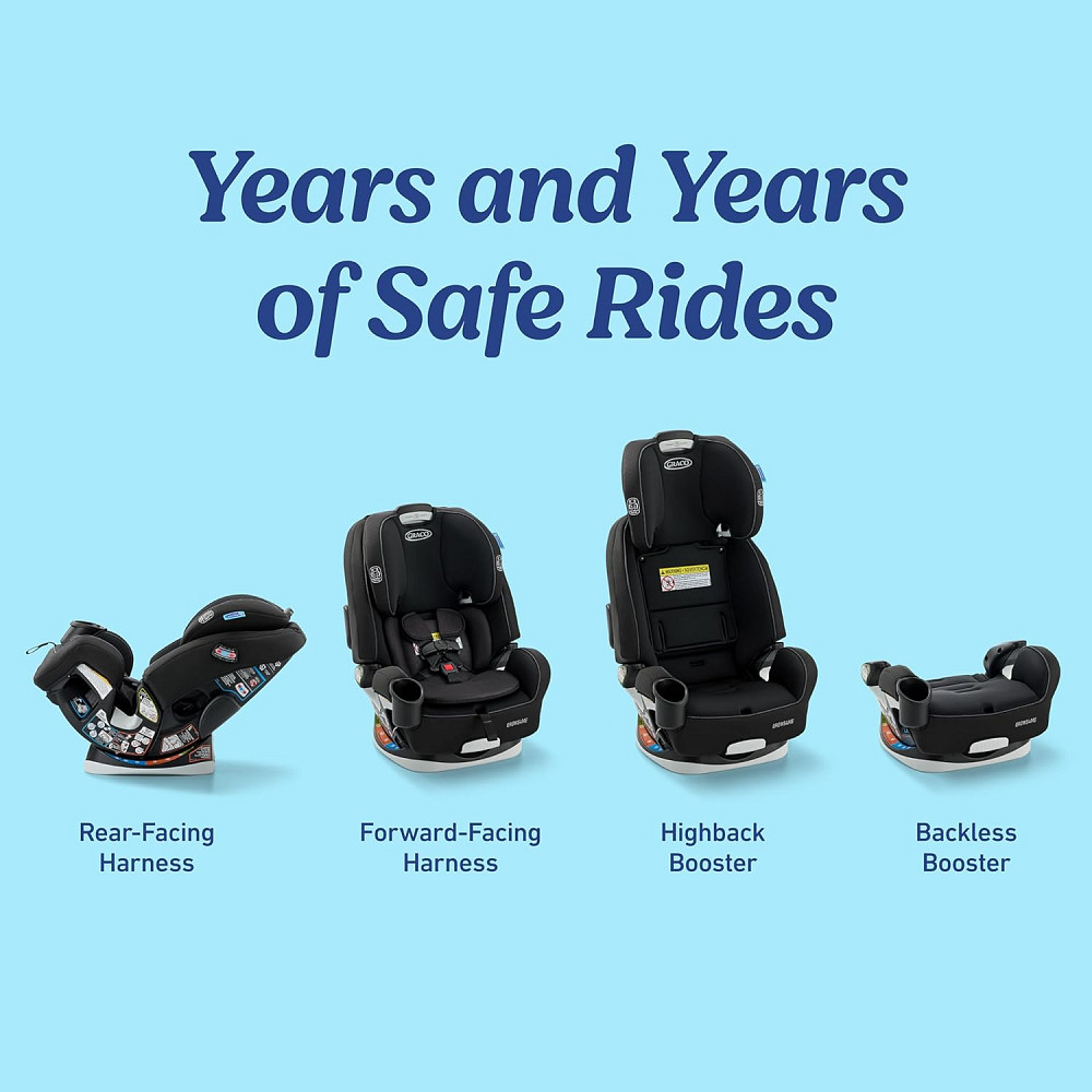 Graco Grows4Me 4-in-1 Convertible Car Seat, 10 Years of Use - Infant Car Seat to Toddler, 4 Stages o Richmond - photo 3