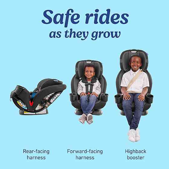 Graco® TriRide 3-in-1 Reclining Car Seat, Clybourne - Rear & Forward Facing Car Seat, Highback Boost Richmond