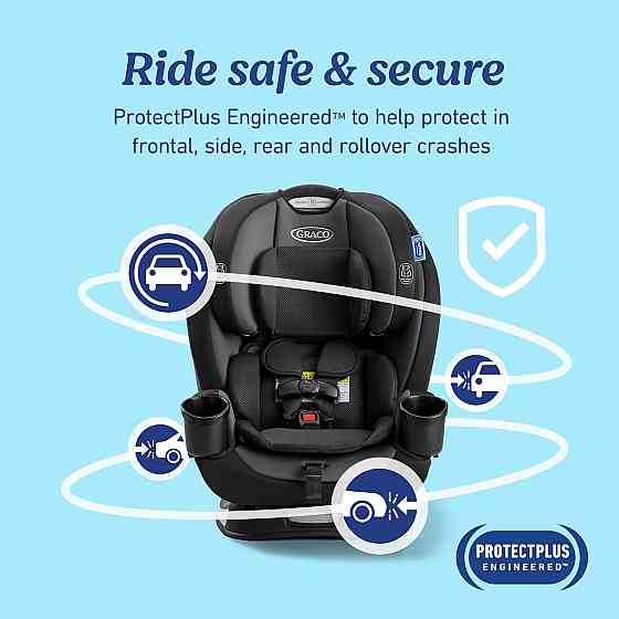 Graco® TriRide 3-in-1 Reclining Car Seat, Clybourne - Rear & Forward Facing Car Seat, Highback Boost Richmond