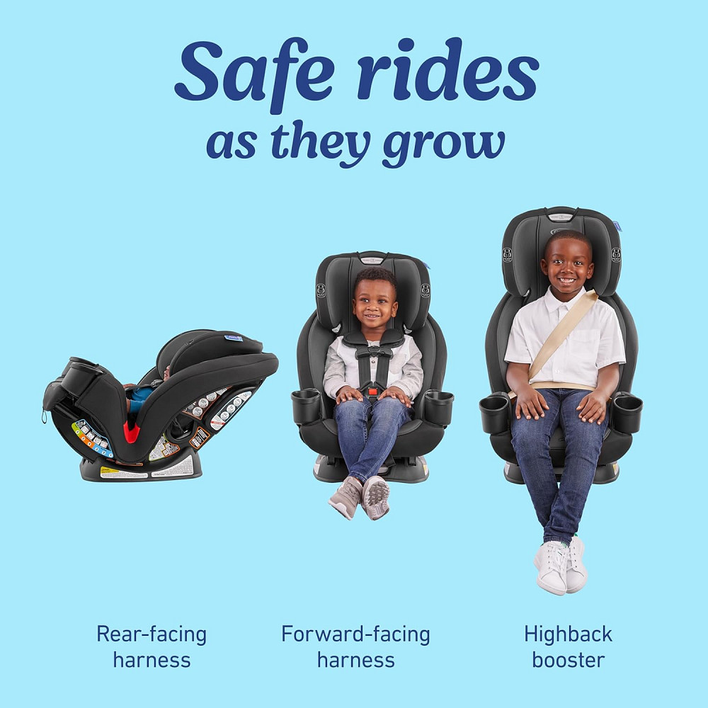 Graco® TriRide 3-in-1 Reclining Car Seat, Clybourne - Rear & Forward Facing Car Seat, Highback Boost Richmond - photo 2