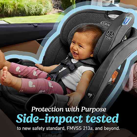 Graco Turn2Me 3-in-1 Rotating Convertible Car Seat, Manchester, Rear-Facing Rotation Only, Forward-F Richmond