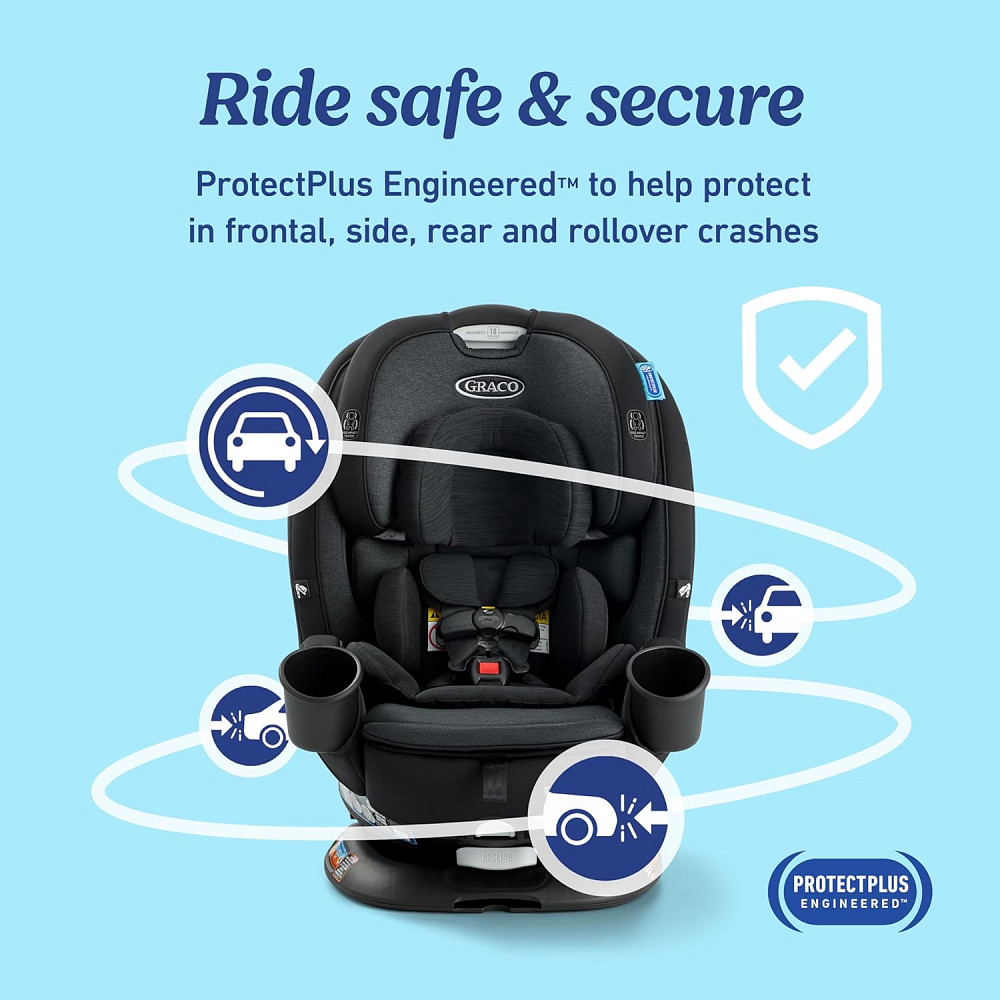 Graco Turn2Me 3-in-1 Rotating Convertible Car Seat, Manchester, Rear-Facing Rotation Only, Forward-F Richmond - photo 7