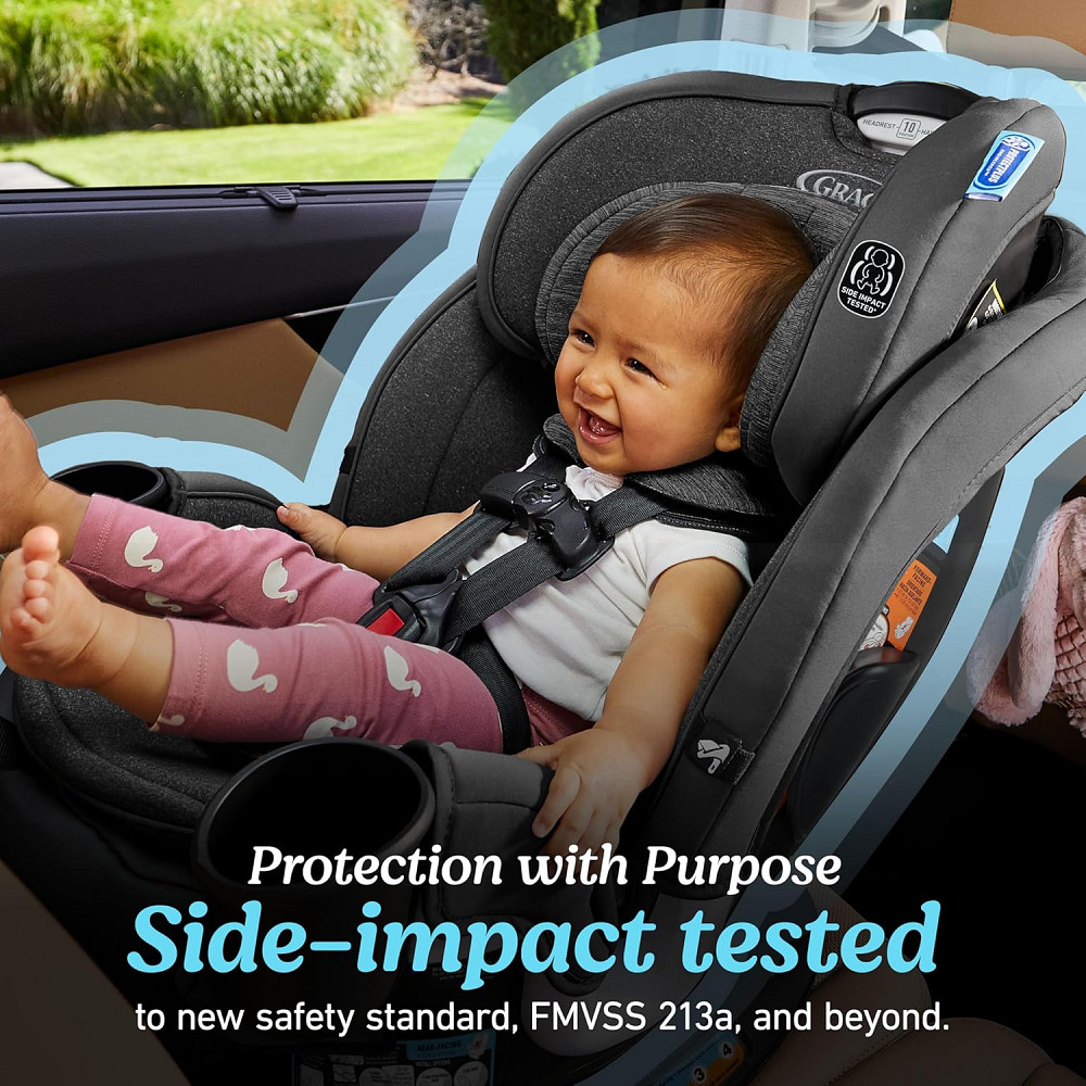 Graco Turn2Me 3-in-1 Rotating Convertible Car Seat, Manchester, Rear-Facing Rotation Only, Forward-F Richmond - photo 4