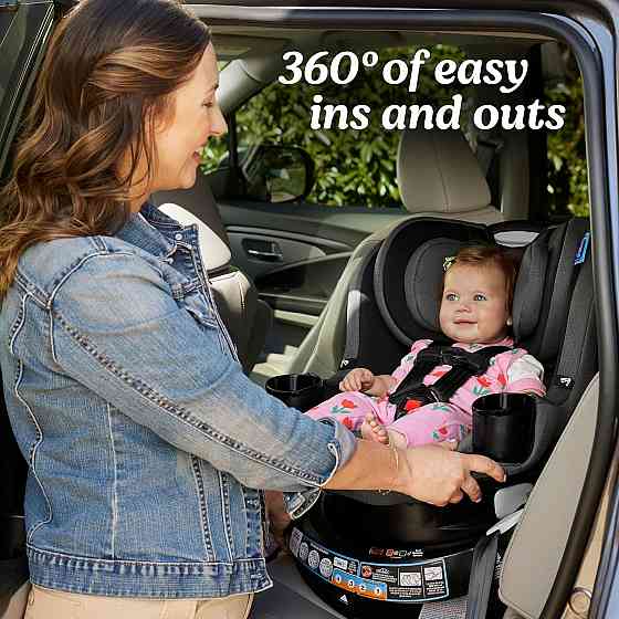 Graco EasyTurn 360 2-in-1 Rotating Convertible Car Seat, 360 Degree Rotating Infant to Toddler Rotat Richmond