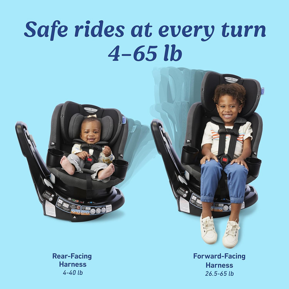 Graco EasyTurn 360 2-in-1 Rotating Convertible Car Seat, 360 Degree Rotating Infant to Toddler Rotat Richmond - photo 2