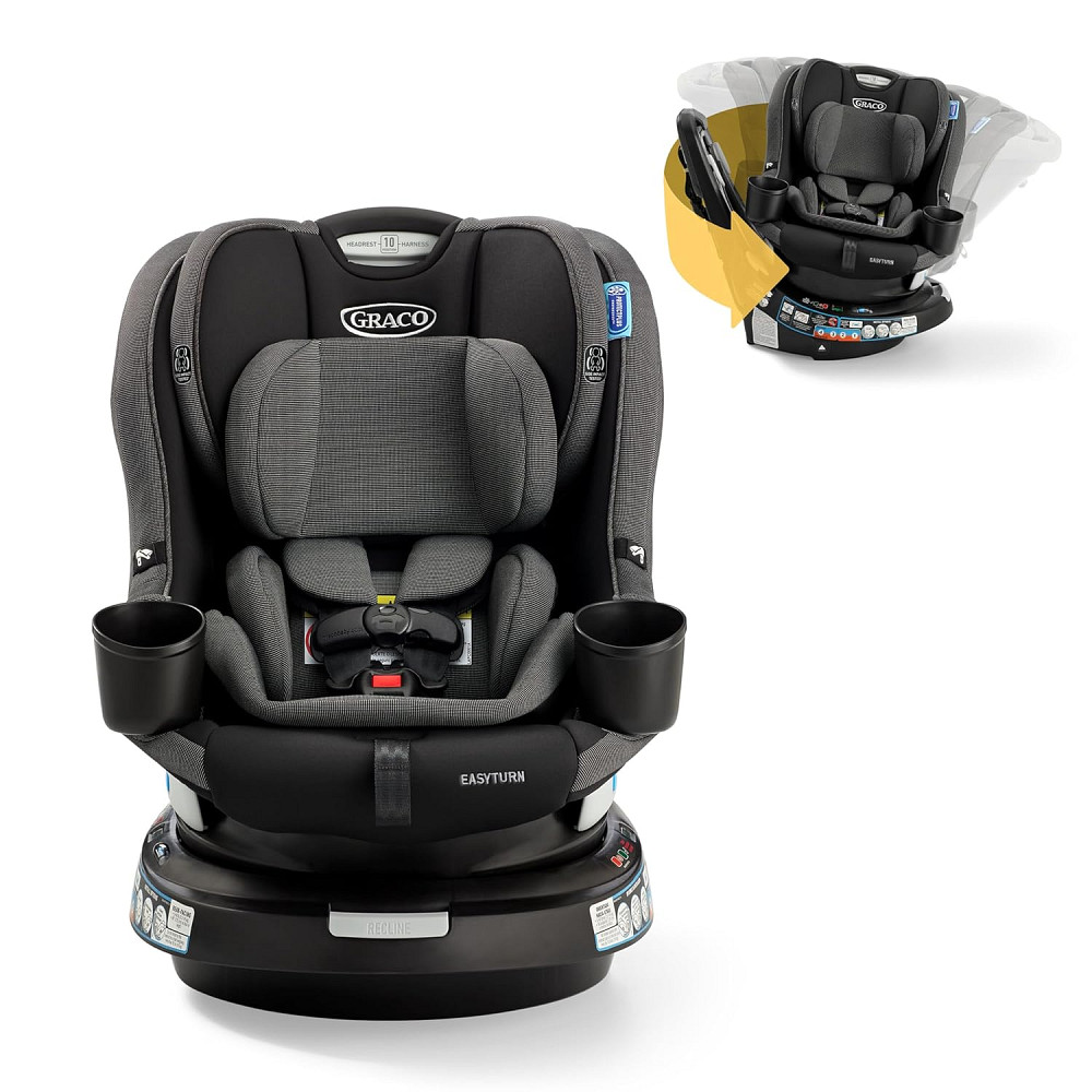 Graco EasyTurn 360 2-in-1 Rotating Convertible Car Seat, 360 Degree Rotating Infant to Toddler Rotat Richmond - photo 1