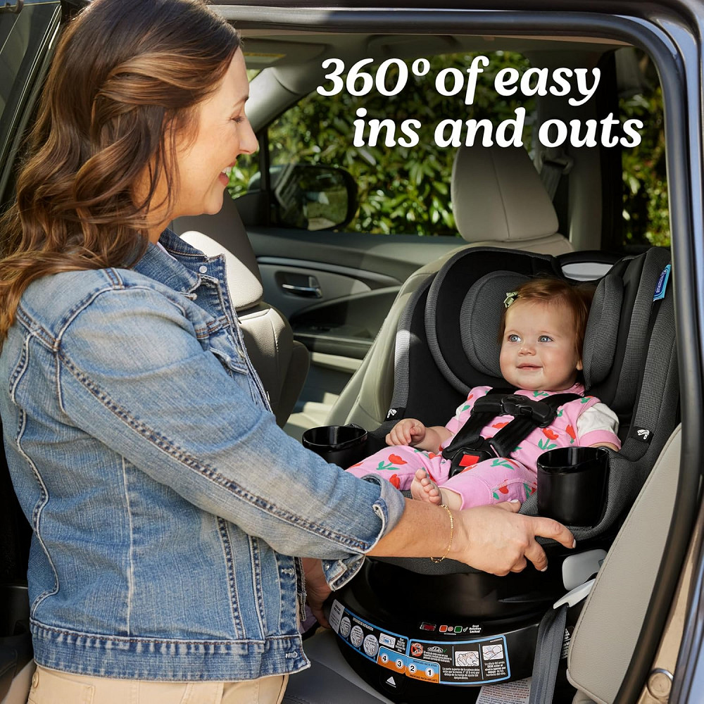 Graco EasyTurn 360 2-in-1 Rotating Convertible Car Seat, 360 Degree Rotating Infant to Toddler Rotat Richmond - photo 3