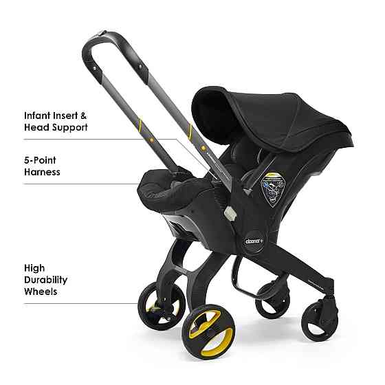 Doona Car Seat & Stroller, Nitro Black - All-in-One Travel System Richmond