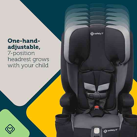 Safety 1st Boost-and-Go Essential 3-in-1 Booster Car Seat, Highback & Backless Modes, Lightweight, E Richmond
