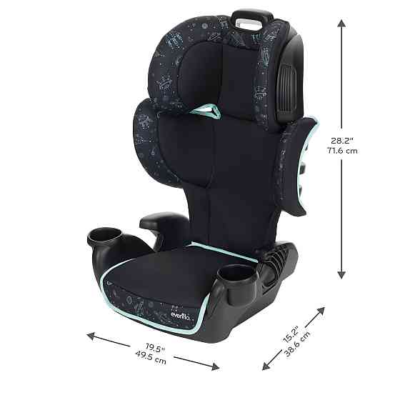 Evenflo GoTime LX Booster Car Seat (Astro Blue) Richmond