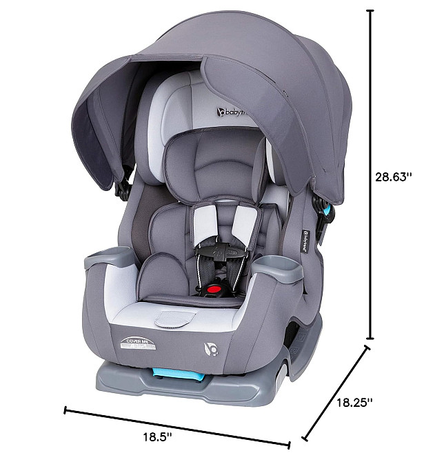 Baby Trend Cover Me™ 4-in-1 Convertible Car Seat, Vespa – Built-in Canopy, 4-Stage Growth System, Pl Richmond - photo 3